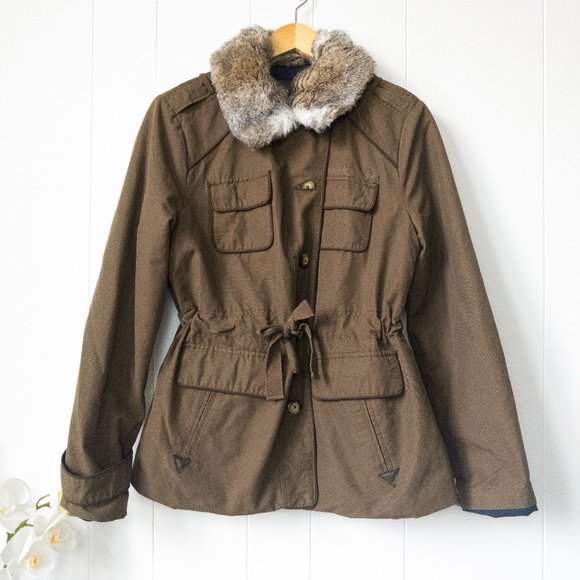 Tommy Hilfiger Jackets & Blazers - Tommy Hilfiger Coat with Removable Fur Trim